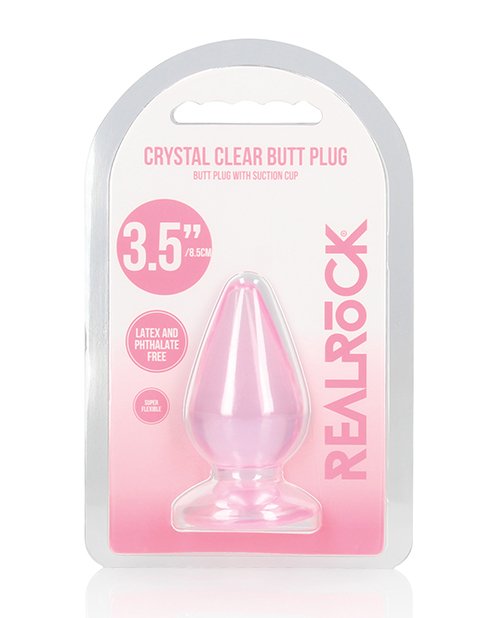 Plug Anal Shots Realrock Crystal Clear De Tab Sex Shop